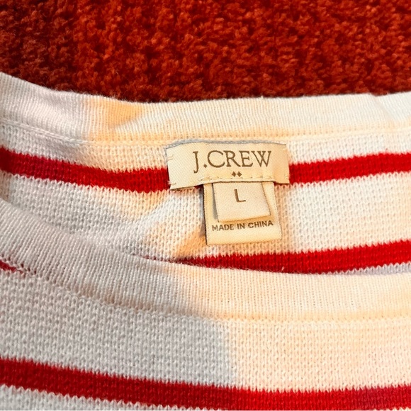 ♥️2xHost pick♥️ J Crew red and white striped sweater - Picture 9 of 9